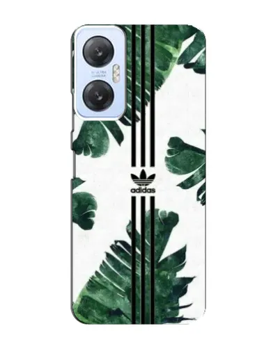 Чехол для Infinix Hot 20 (5G) с картинкой «Пальмовые листья адидас»