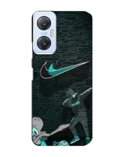 Чехол для Infinix Hot 20 (5G) с картинкой «Спортивный арт Nike»
