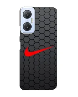 Чехол для Infinix Hot 20 (5G) с картинкой «Nike — карбоновая сетка»