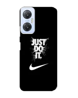 Чехол для Infinix Hot 20 (5G) с картинкой «Текстовый принт Nike»
