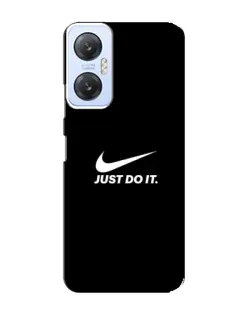 Чехол для Infinix Hot 20 (5G) с картинкой «Минимализм от Nike»