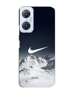 Чехол для Infinix Hot 20 (5G) с картинкой «Nike — зимние горы»