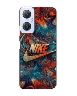 Чехол для Infinix Hot 20 (5G) с картинкой «Nike в абстракции»