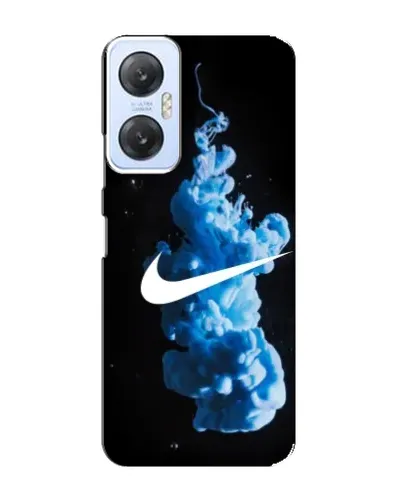 Чехол для Infinix Hot 20 (5G) с картинкой «Nike и синий дым» Чехол для Infinix Hot 20 (5G) с картинкой «Nike и синий дым»