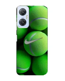 Чехол для Infinix Hot 20 (5G) с картинкой «Теннисные мячи Найк»