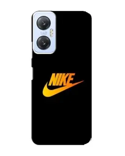 Чехол для Infinix Hot 20 (5G) с картинкой «Золотой логотип Nike»