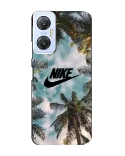 Чехол для Infinix Hot 20 (5G) с картинкой «Тропический принт Nike»