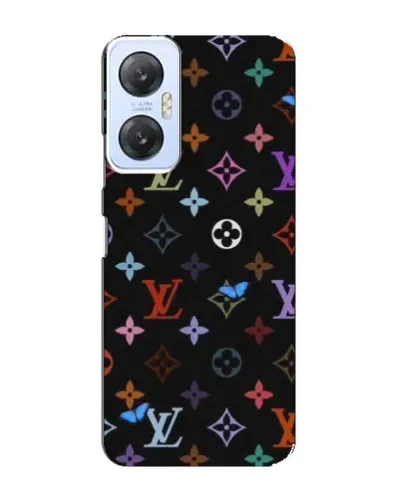 Чохол для Infinix Hot 20 (5G) з картинкою «Кольорова монограма LV» Чохол для Infinix Hot 20 (5G) з картинкою «Кольорова монограма LV»