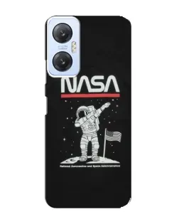 Чохол для Infinix Hot 20 (5G) з картинкою «NASA — крокуємо по Місяцю»