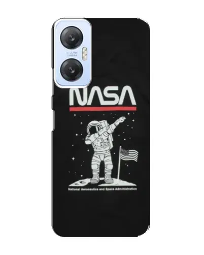 Чохол для Infinix Hot 20 (5G) з картинкою «NASA — крокуємо по Місяцю»