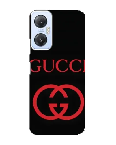 Чехол для Infinix Hot 20 (5G) с картинкой «Gucci — красный логотип»