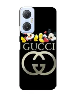 Чехол для Infinix Hot 20 (5G) с картинкой «Gucci — герои Disney»