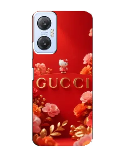 Чехол для Infinix Hot 20 (5G) с картинкой «Gucci — золотой сад»
