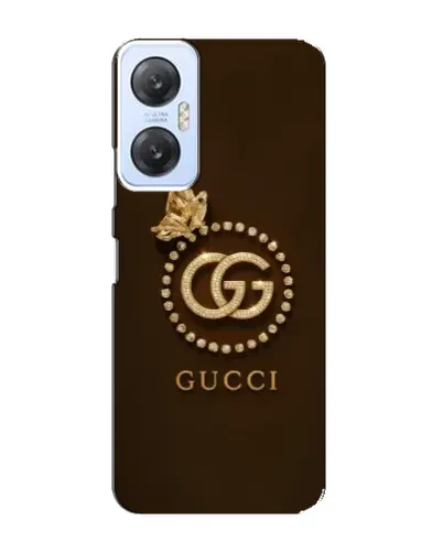 Чехол для Infinix Hot 20 (5G) с картинкой «Gucci — золотая бабочка»