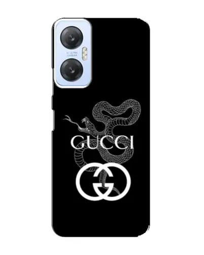 Чехол для Infinix Hot 20 (5G) с картинкой «Gucci — серебряная змея»