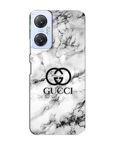 Чехол для Infinix Hot 20 (5G) с картинкой «Gucci — мраморный шик»