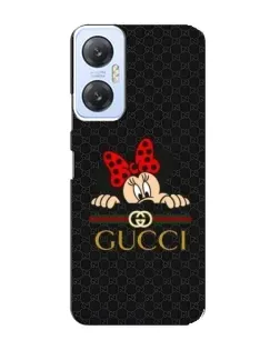 Чехол для Infinix Hot 20 (5G) с картинкой «Минни Маус Gucci — черный»