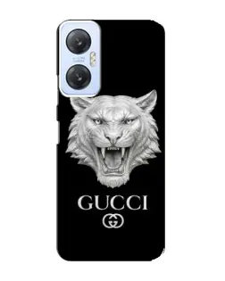 Чехол для Infinix Hot 20 (5G) с картинкой «Gucci — серебряный лев»