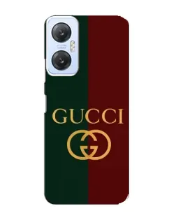 Чехол для Infinix Hot 20 (5G) с картинкой «Gucci — темно-зеленый градиент»