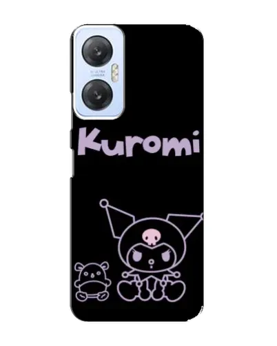 Чехол для Infinix Hot 20 (5G) с картинкой «Kuromi — черный минимализм»