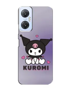 Чехол для Infinix Hot 20 (5G) с картинкой «Kuromi — фиолетовый арт»