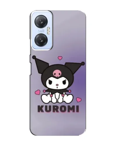 Чехол для Infinix Hot 20 (5G) с картинкой «Kuromi — фиолетовый арт»