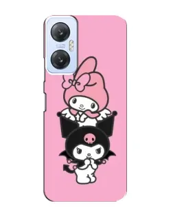 Чехол для Infinix Hot 20 (5G) с картинкой «My Melody и Kuromi»