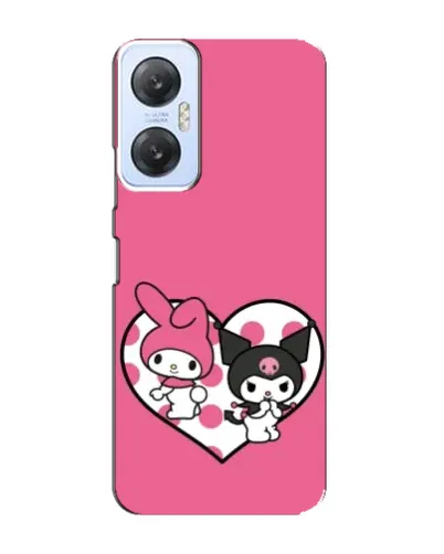 Чехол для Infinix Hot 20 (5G) с картинкой «Kuromi и My Melody»