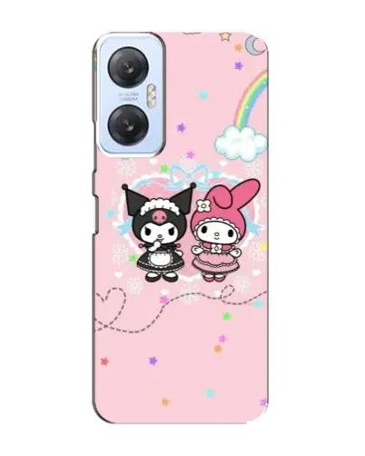 Чехол для Infinix Hot 20 (5G) с картинкой «My Melody и Kuromi»