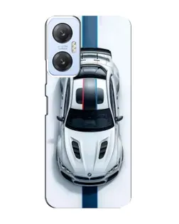 Чехол для Infinix Hot 20 (5G) с картинкой «Вид сверху — BMW M»