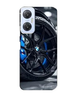 Чехол для Infinix Hot 20 (5G) с картинкой «Колесо BMW вблизи»
