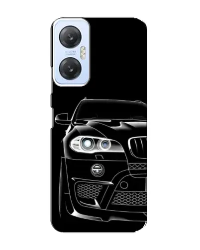 Чехол для Infinix Hot 20 (5G) с картинкой «Темный силуэт BMW»