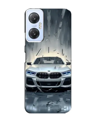 Чехол для Infinix Hot 20 (5G) с картинкой «BMW в свете фар»