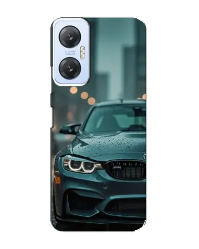 Чехол для Infinix Hot 20 (5G) с картинкой «BMW в огнях города»