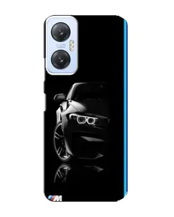 Чехол для Infinix Hot 20 (5G) с картинкой «Силуэт BMW в темноте»