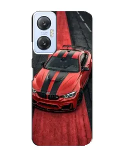 Чехол для Infinix Hot 20 (5G) с картинкой «BMW на красной дорожке»