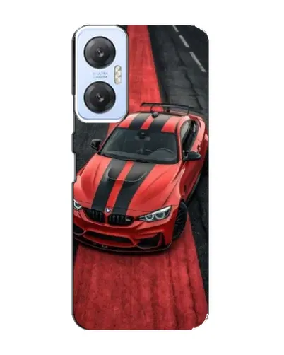 Чехол для Infinix Hot 20 (5G) с картинкой «BMW на красной дорожке»