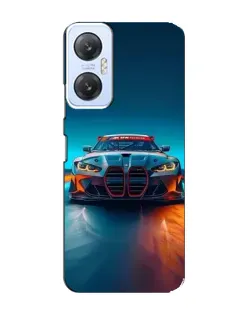 Чохол для Infinix Hot 20 (5G) з картинкою «BMW — вогні неону»
