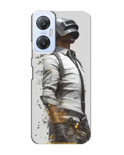 Чехол для Infinix Hot 20 (5G) с картинкой «PUBG — боец в пыли»