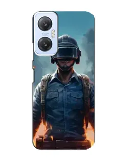 Чехол для Infinix Hot 20 (5G) с картинкой «PUBG — реалистичный герой»