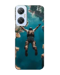 Чехол для Infinix Hot 20 (5G) с картинкой «PUBG — свободное падение»