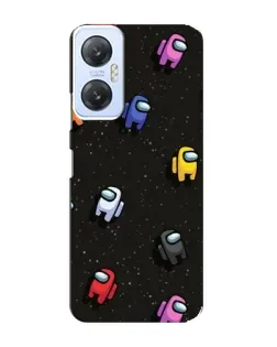 Чохол для Infinix Hot 20 (5G) з картинкою «Космічний патерн Among Us»
