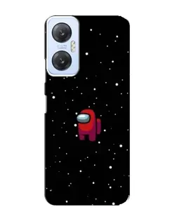 Чехол для Infinix Hot 20 (5G) с картинкой «Красный Among Us»