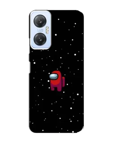 Чехол для Infinix Hot 20 (5G) с картинкой «Красный Among Us»