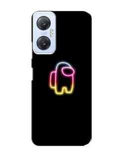 Чехол для Infinix Hot 20 (5G) с картинкой «Among Us градиент»