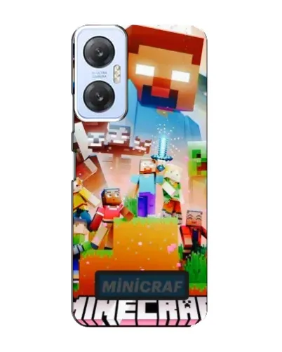Чехол для Infinix Hot 20 (5G) с картинкой «Minecraft герои игры» Чехол для Infinix Hot 20 (5G) с картинкой «Minecraft герои игры»