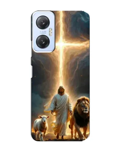 Чехол для Infinix Hot 20 (5G) с картинкой «Лев Иуды и Свет» Чехол для Infinix Hot 20 (5G) с картинкой «Лев Иуды и Свет»