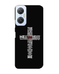 Чехол для Infinix Hot 20 (5G) с картинкой «Текстовый крест»