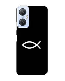 Чехол для Infinix Hot 20 (5G) с картинкой «Символ рыбы Jesus»