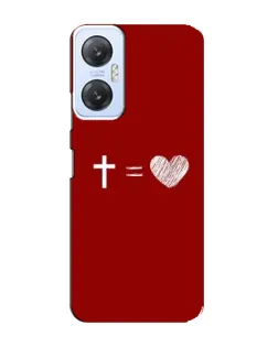 Чехол для Infinix Hot 20 (5G) с картинкой «Уравнение любви»
